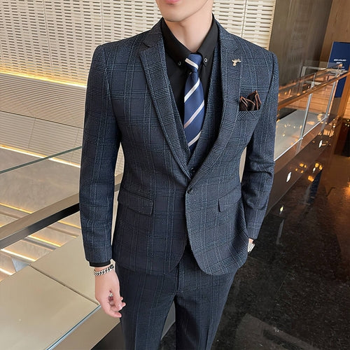 SartoForm™ – 3-Piece Executive Suit Set for Men
