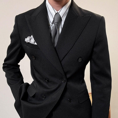 RoyaleForm™ – Spring Double-Breasted Collar Suit Set