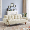 LuneluX – Adjustable Linen Sofa Chair (Beige)