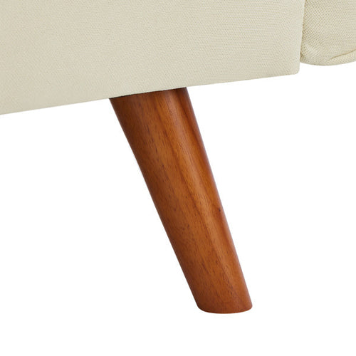LuneluX – Adjustable Linen Sofa Chair (Beige)