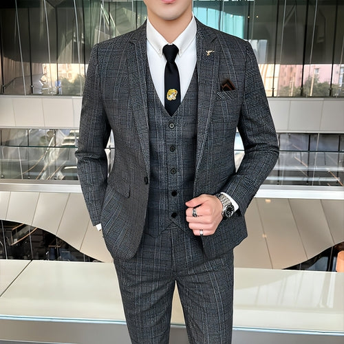 SartoForm™ – 3-Piece Executive Suit Set for Men