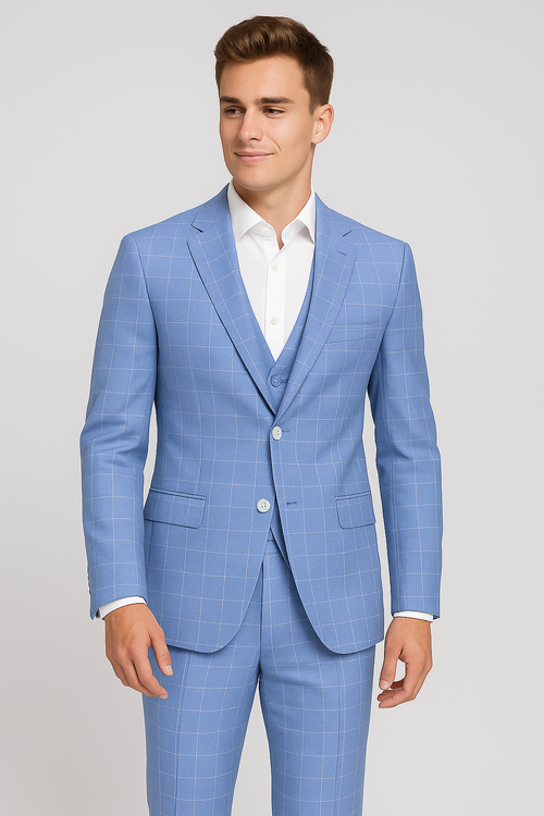 RoyalElite™ Men's Three-Piece Suit – Business & Event Perfection