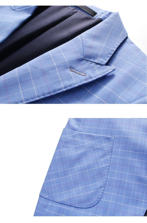 RoyalElite™ Men's Three-Piece Suit – Business & Event Perfection