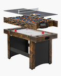 VEVOR 3-in-1 Combo Game Table Set, 54" Air Hockey Table, Multi