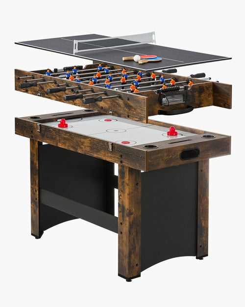 VEVOR 3-in-1 Combo Game Table Set, 54" Air Hockey Table, Multi