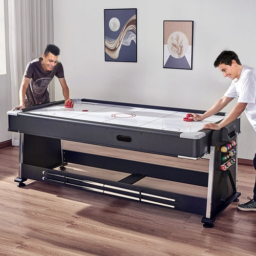 VEVOR 3-in-1 Rotating Swivel Multi Game Table with Air Hockey,