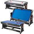 VEVOR 3-in-1 Rotating Swivel Multi Game Table with Air Hockey,