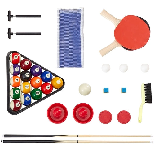 VEVOR 3-in-1 Rotating Swivel Multi Game Table with Air Hockey,